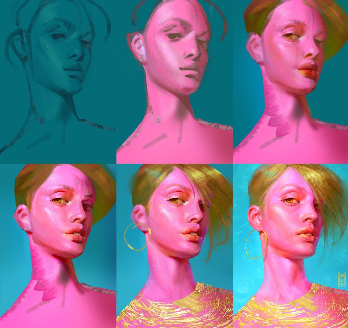 Стилизация портрета