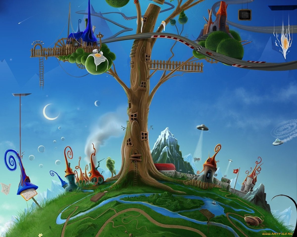 Город на сказочной планете