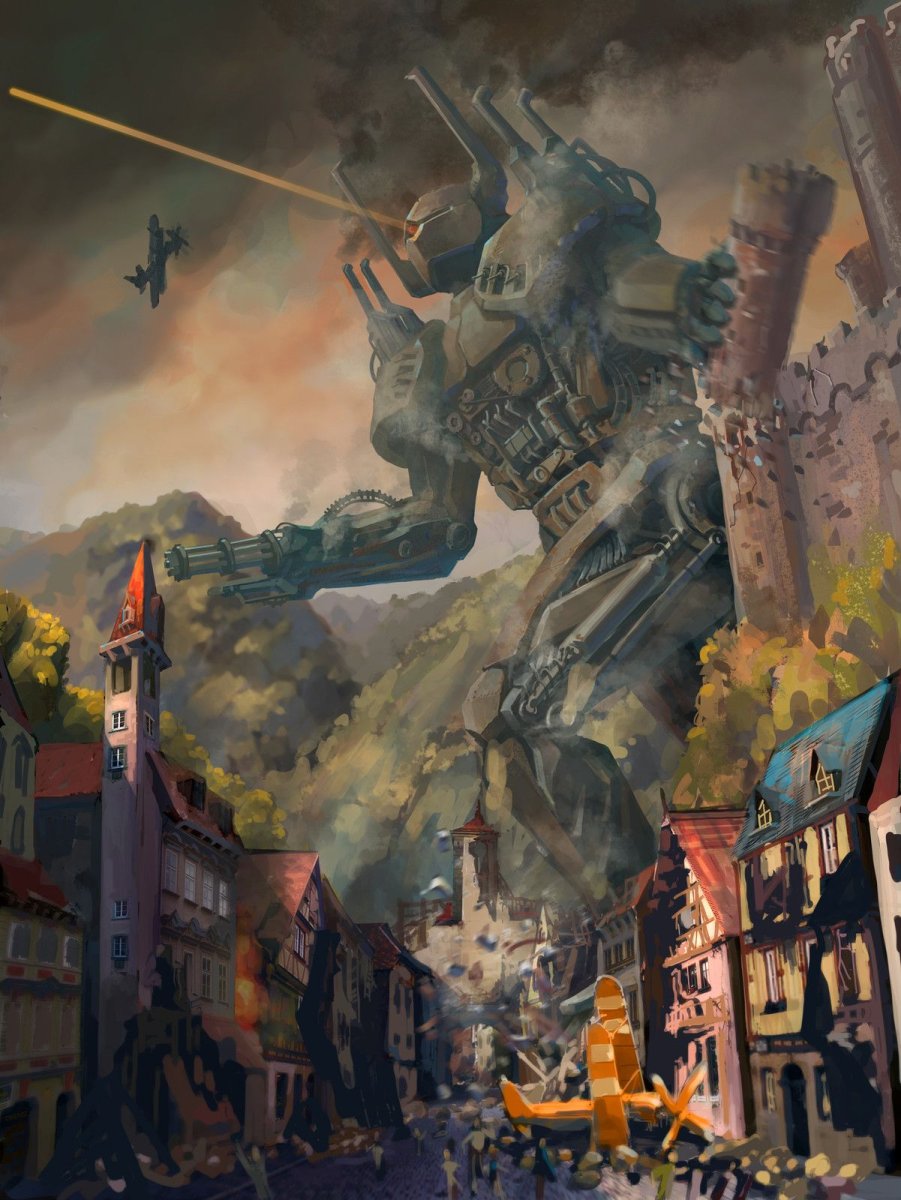 Дизельпанк штурм дворца