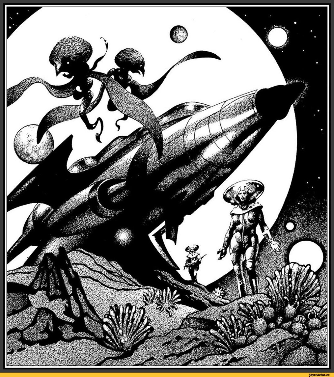 Графические иллюстрации к фантастике