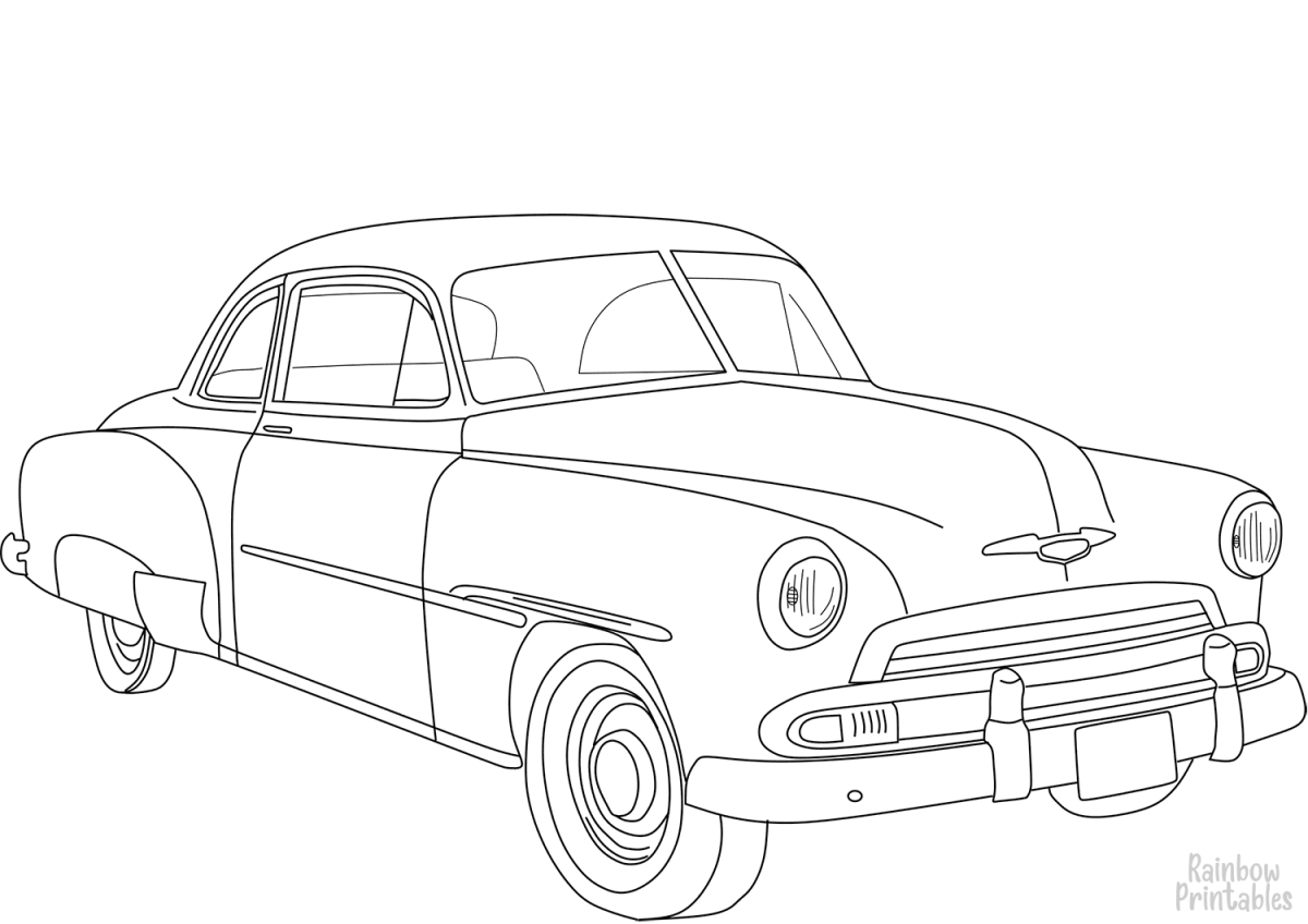 Шевроле разукрашка