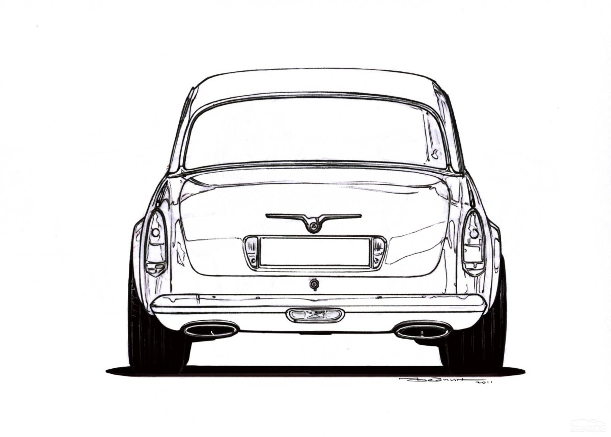 Волга эскиз