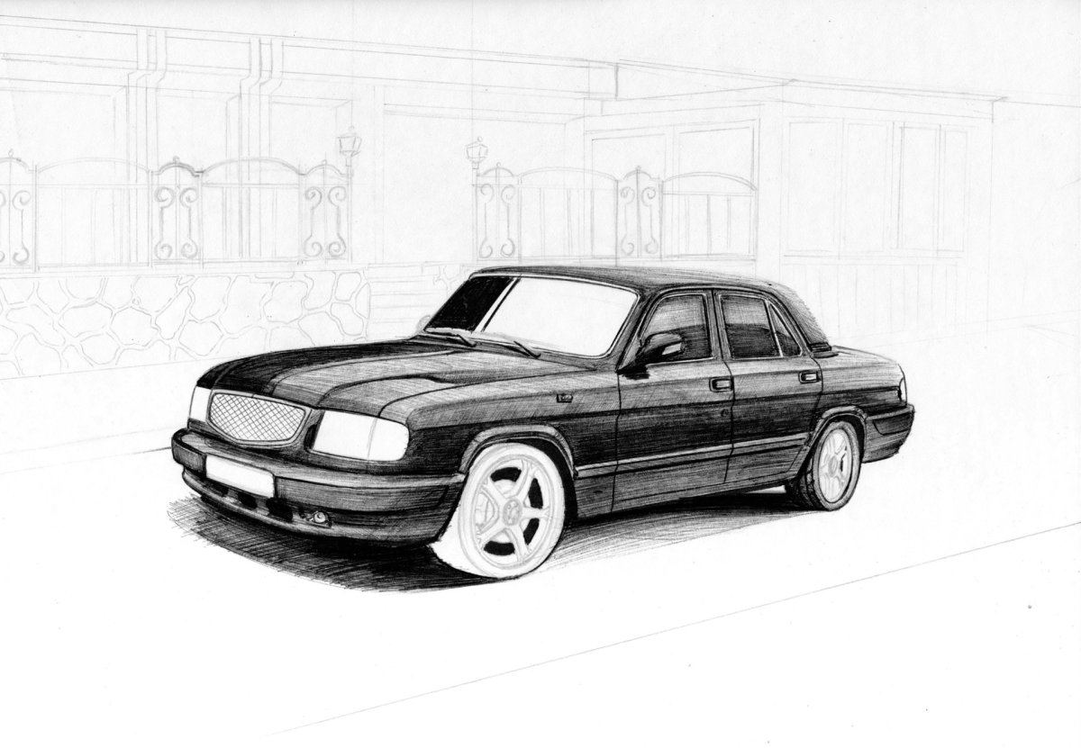 ГАЗ-31105 «Волга» разукраска