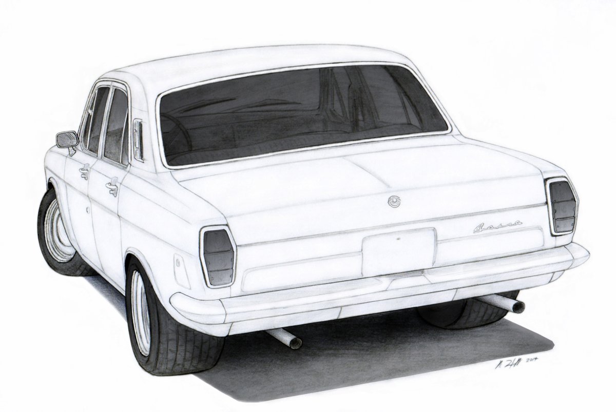 Волга 2410 спереди