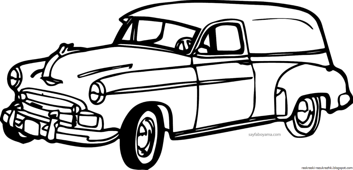 Раскраски машины