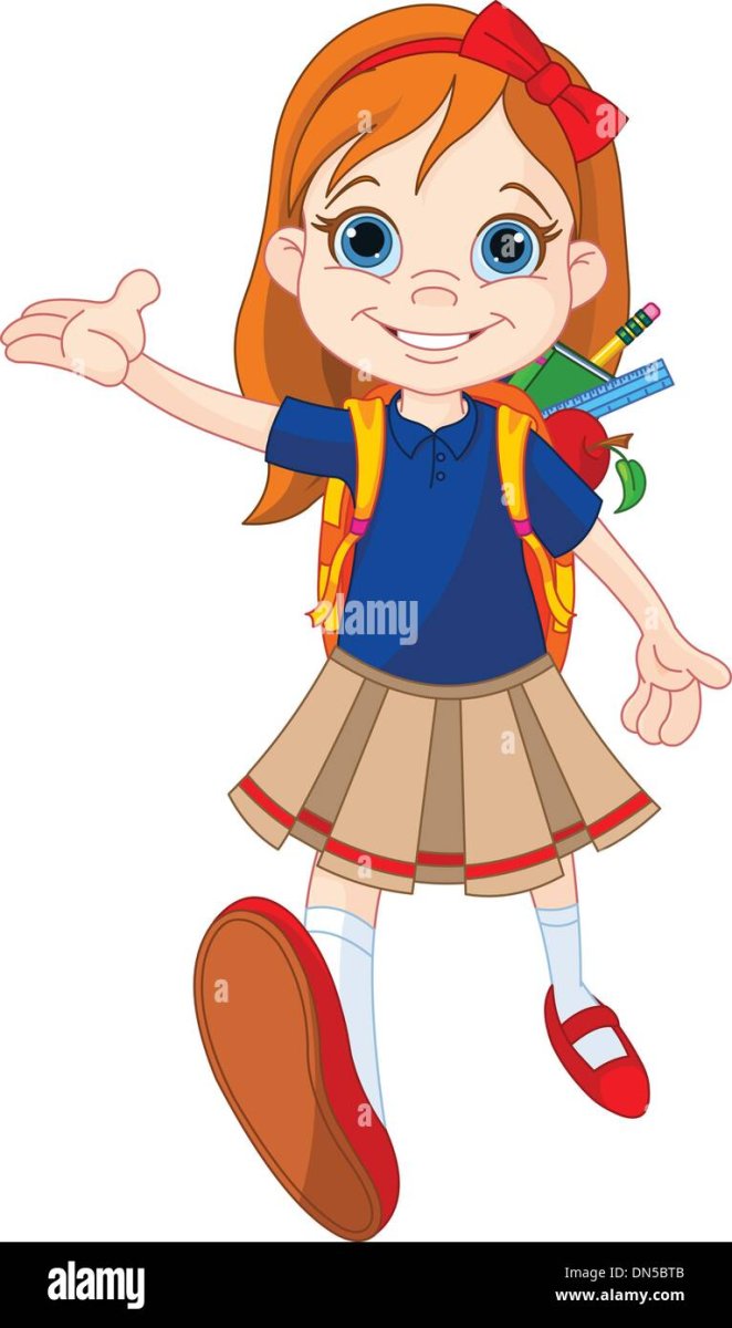 Мальчик и девочка мультяшные