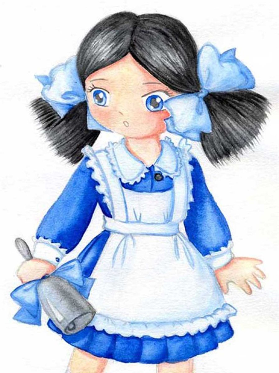 Девочка за партой рисунок