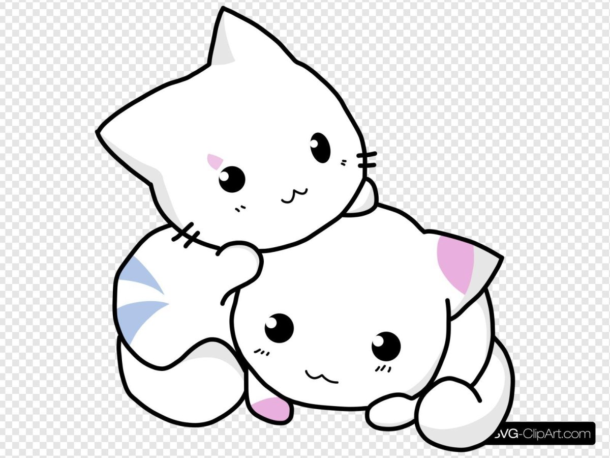 Котенок раскраска для детей