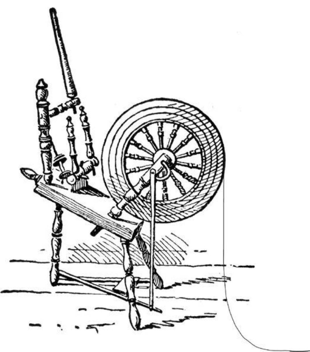 Веретено раскраска