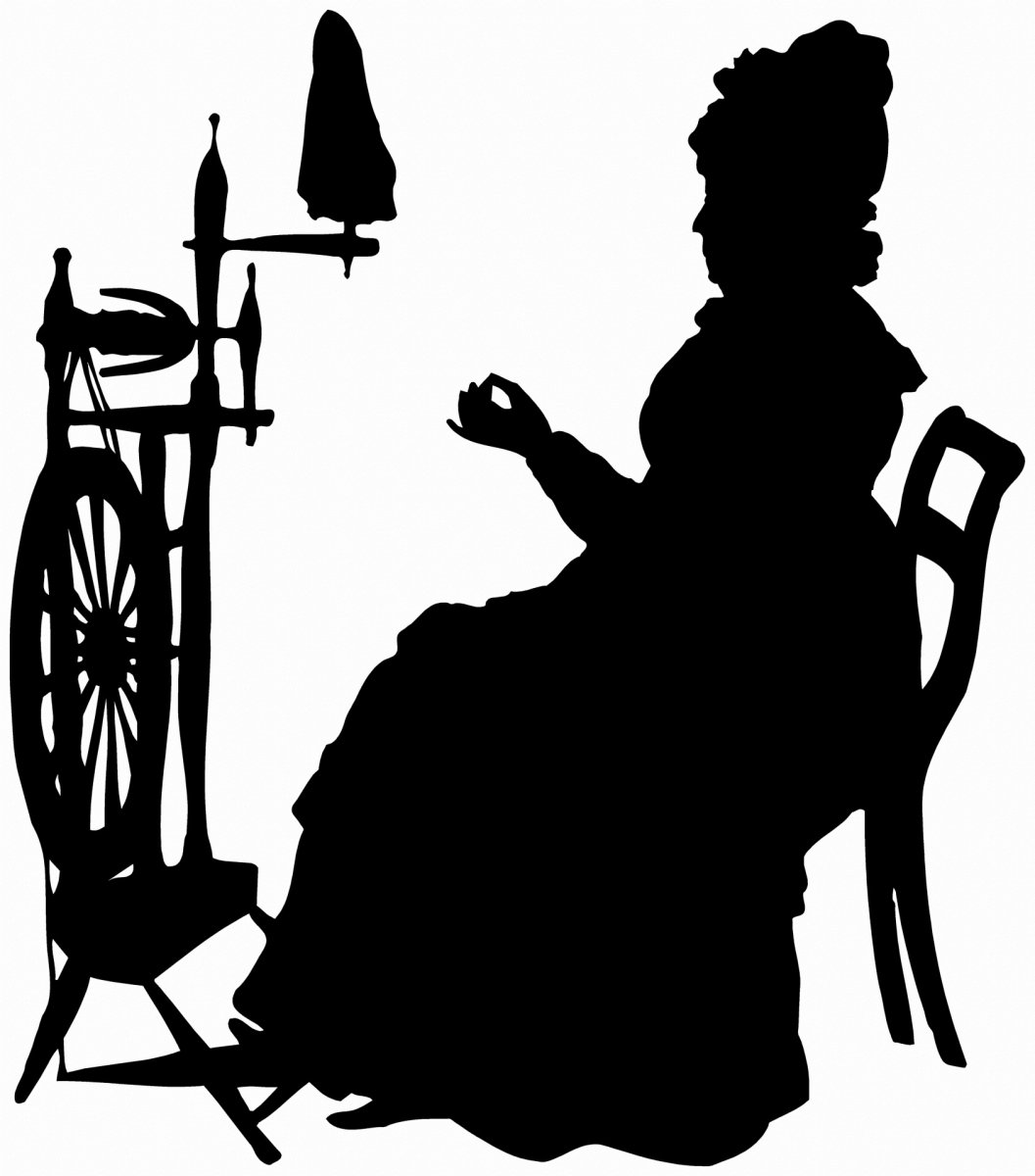 Прялка силуэт