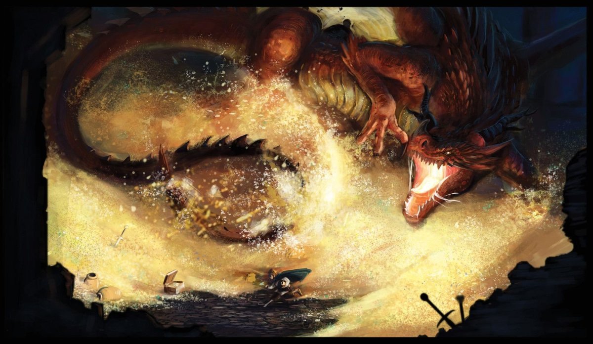 Смауг атакует