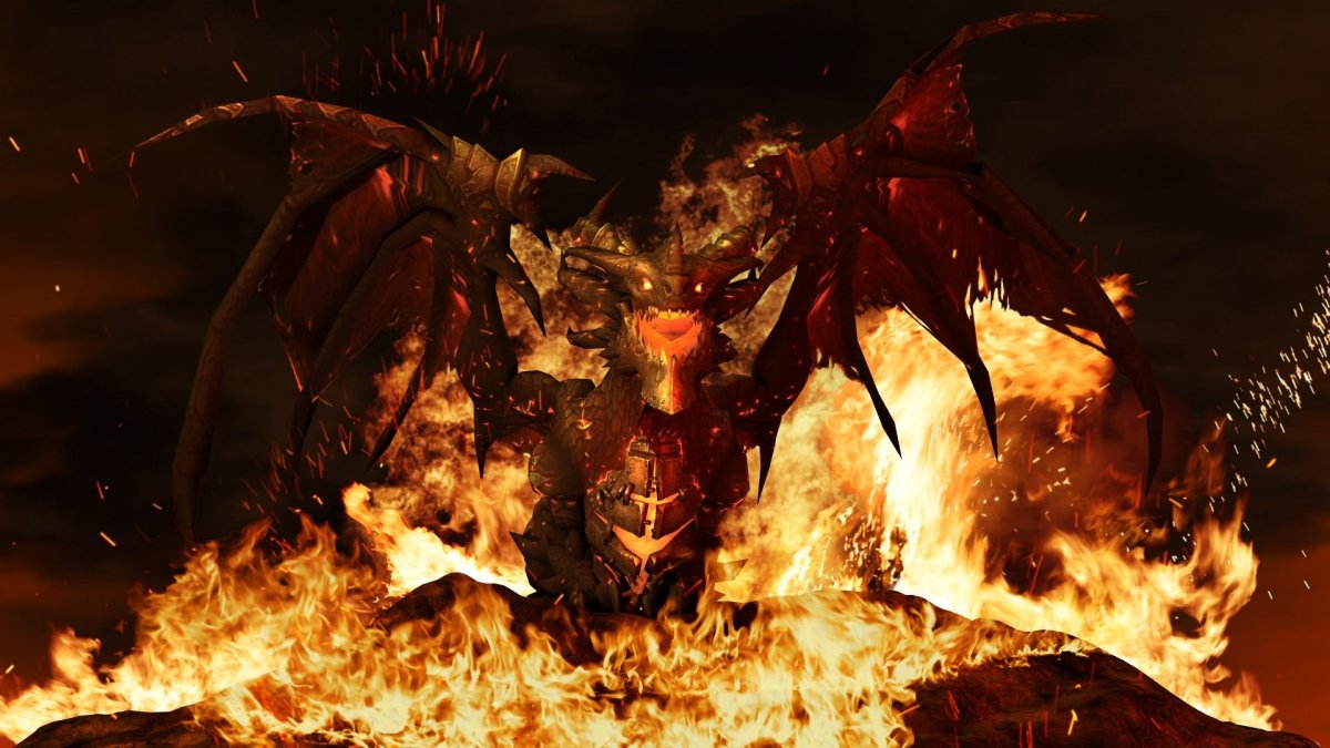 Дракон из World of Warcraft Deathwing