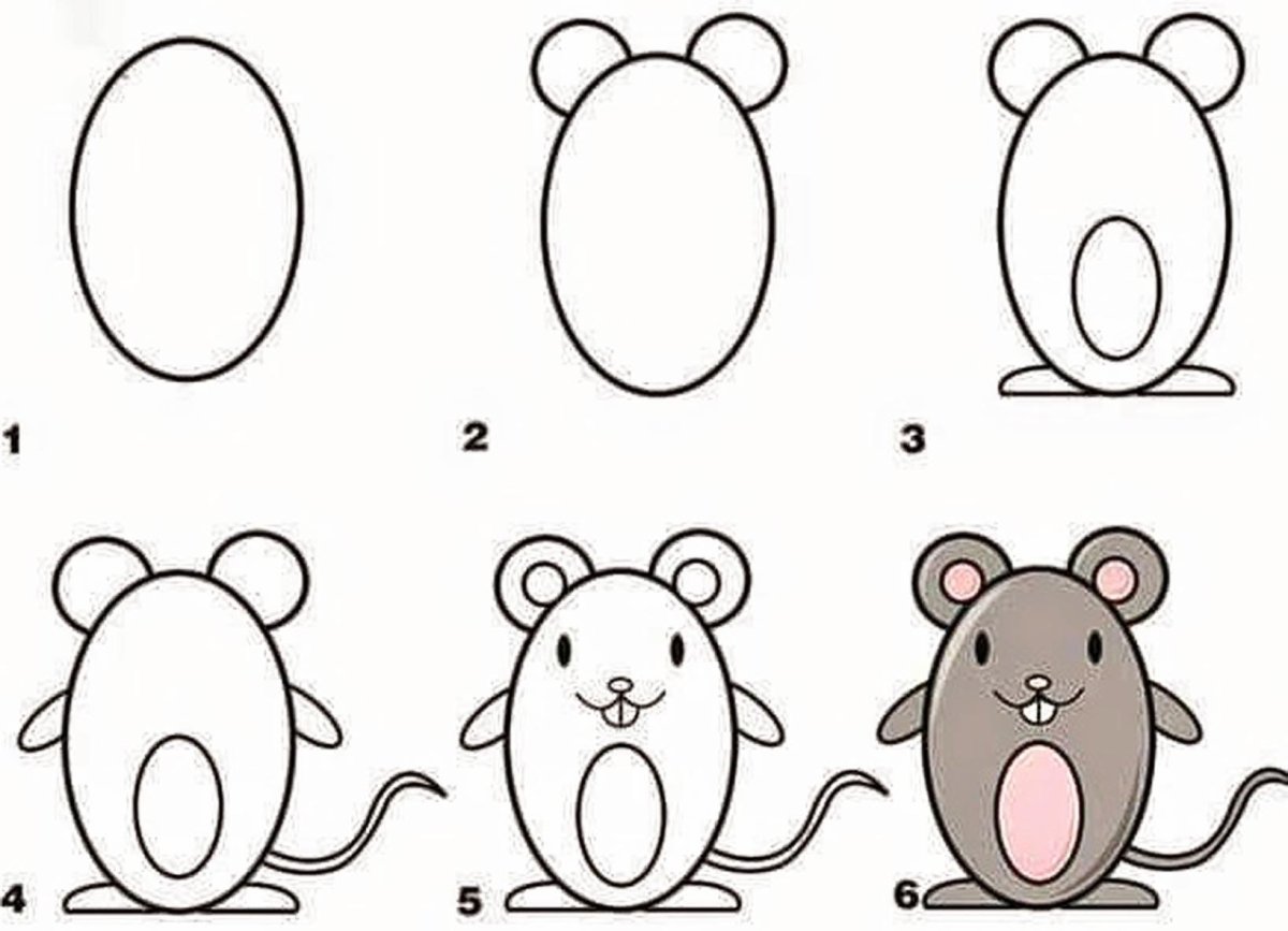 Пошаговое рисование для детей