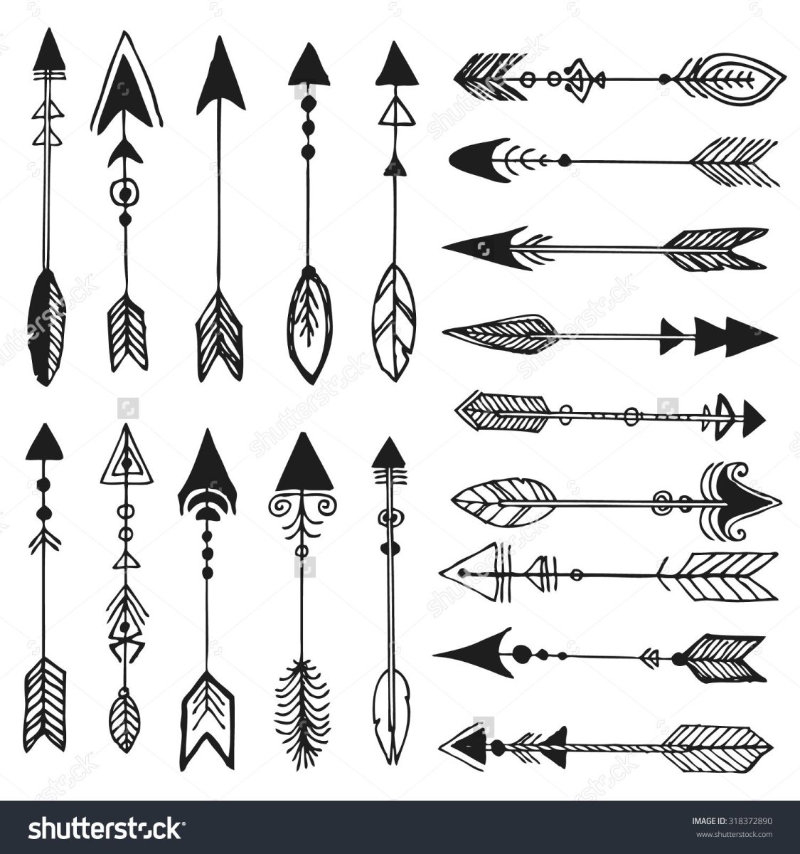 Стилизованные стрелы