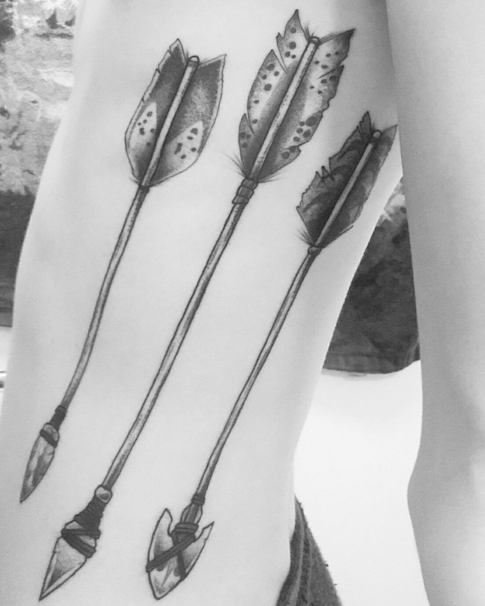 Индейская стрела тату