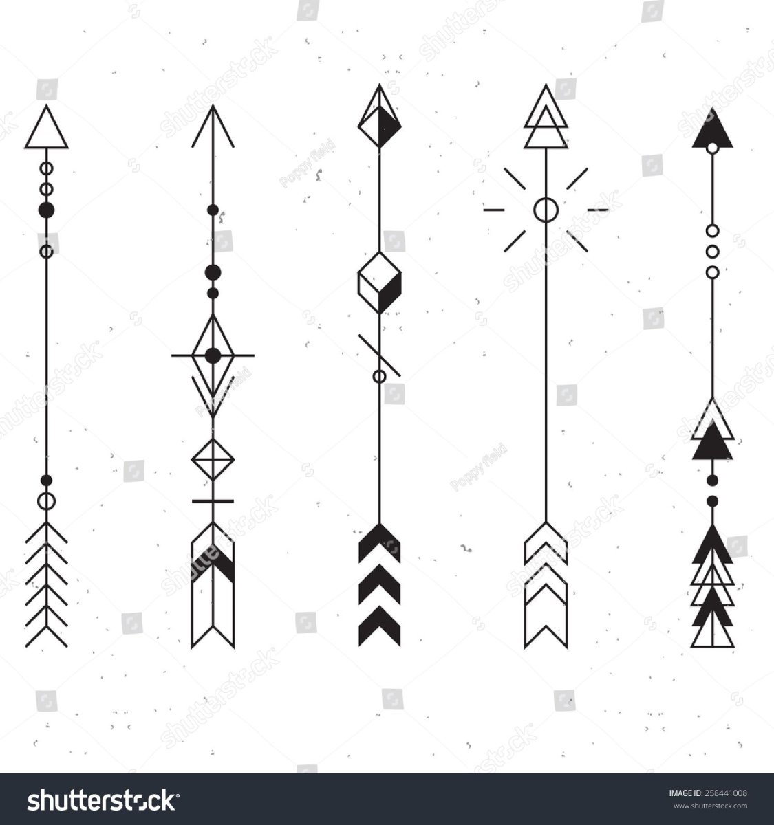 Эскиз стрела геометрия