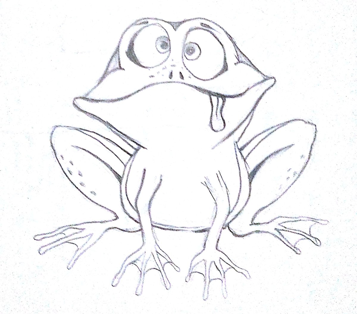 Жаба в японском стиле