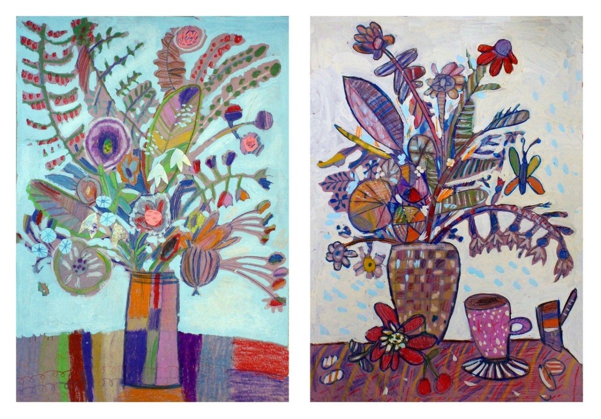 Декоративный натюрморт стилизация