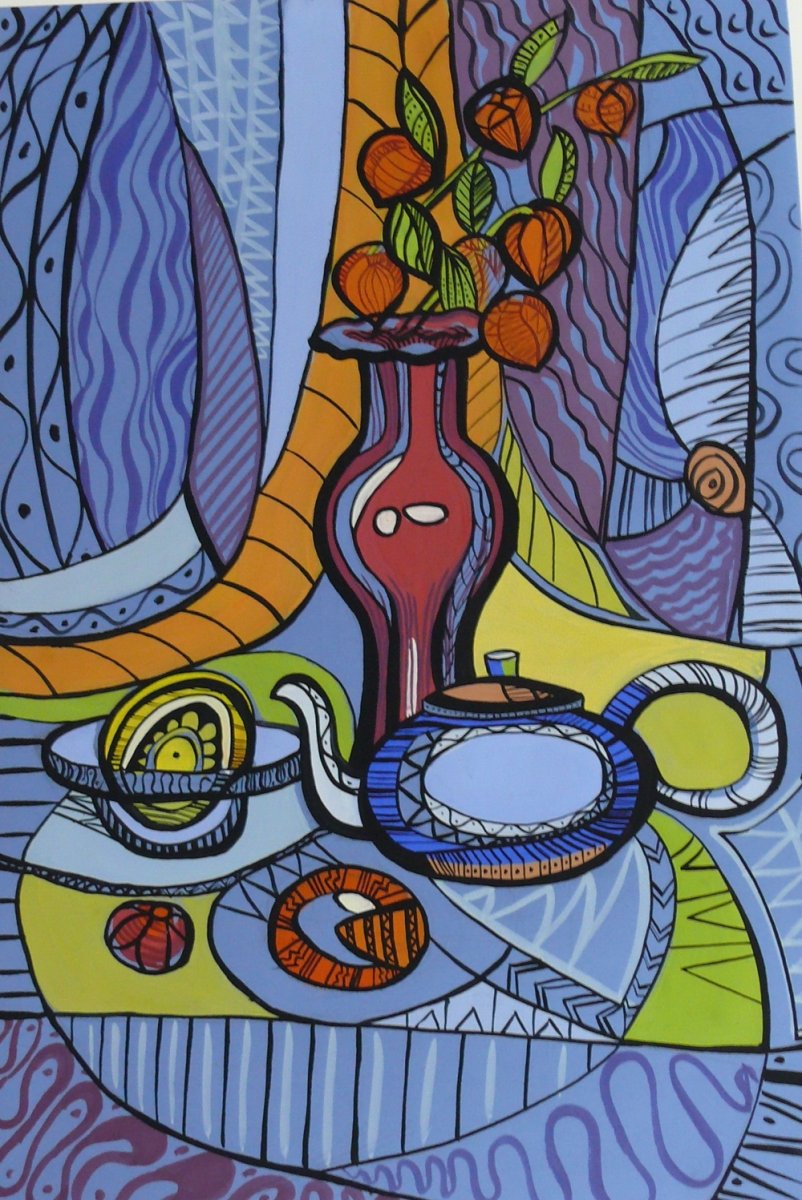 Декоративный натюрморт для детей