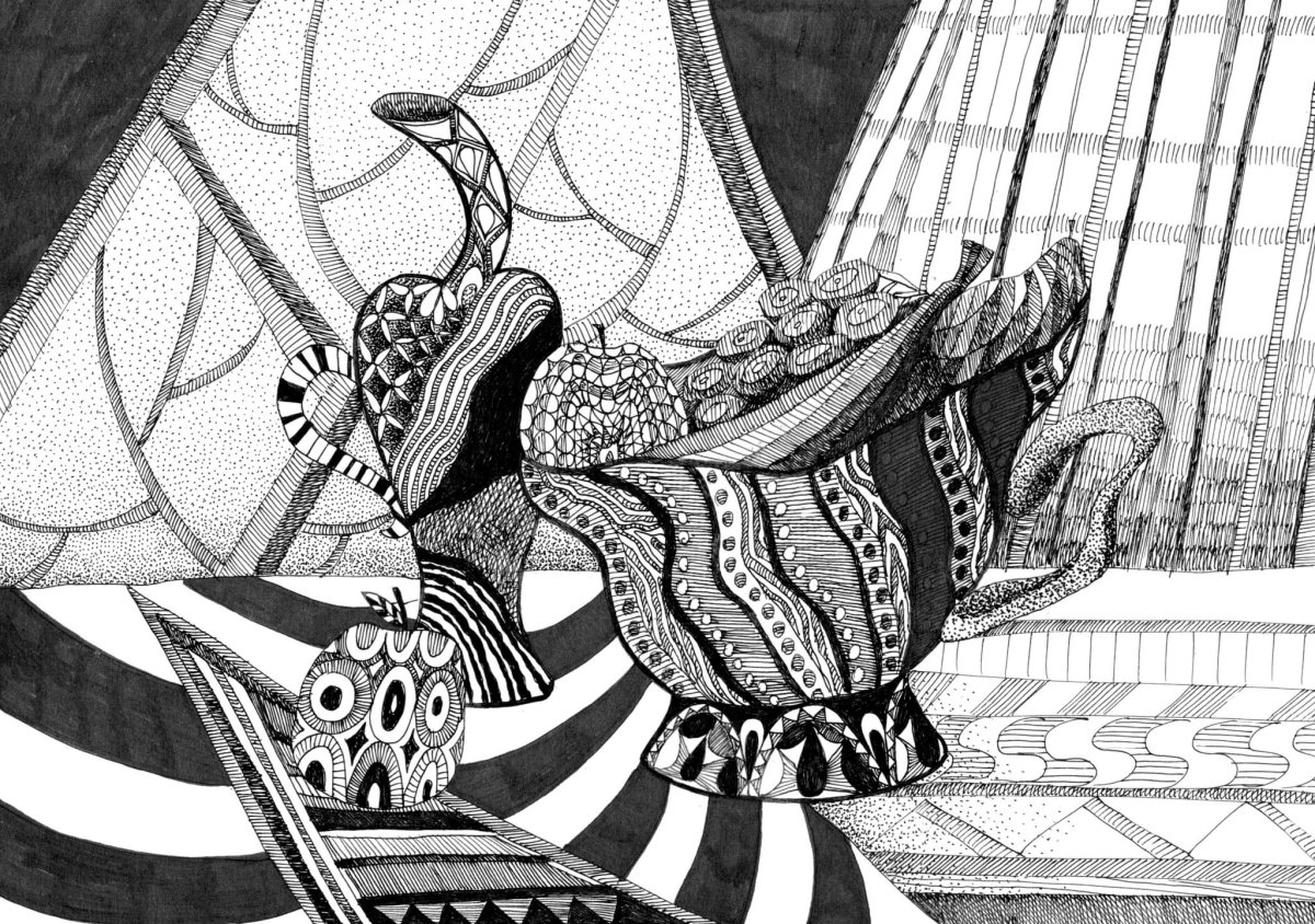 Натюрморт в графике студия Матисс