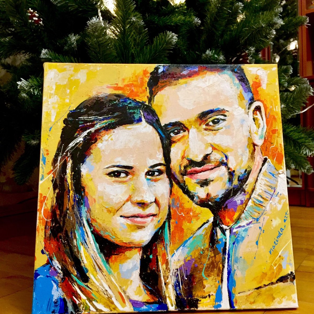 Портрет на холсте