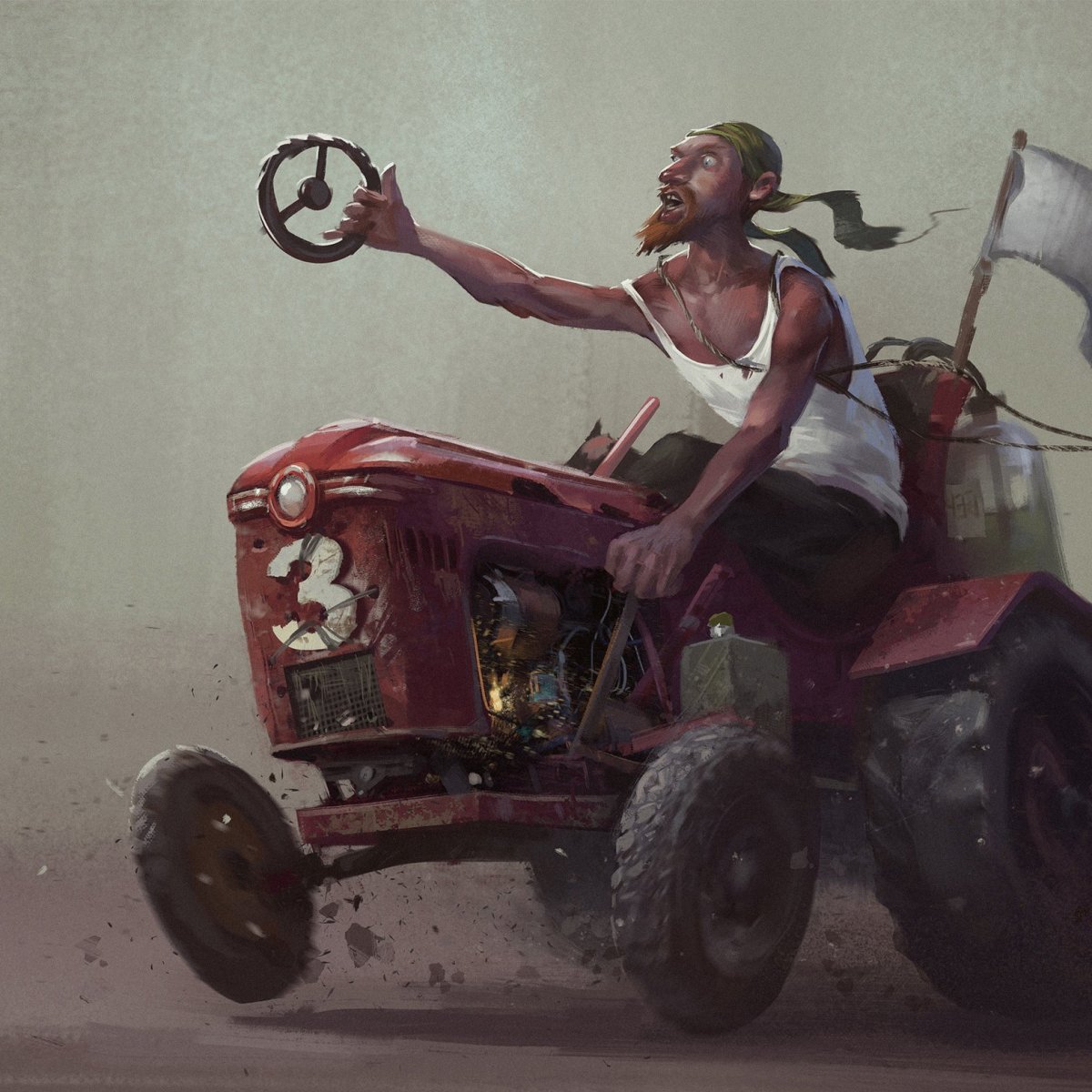 Нарисовать трактор МТЗ 80