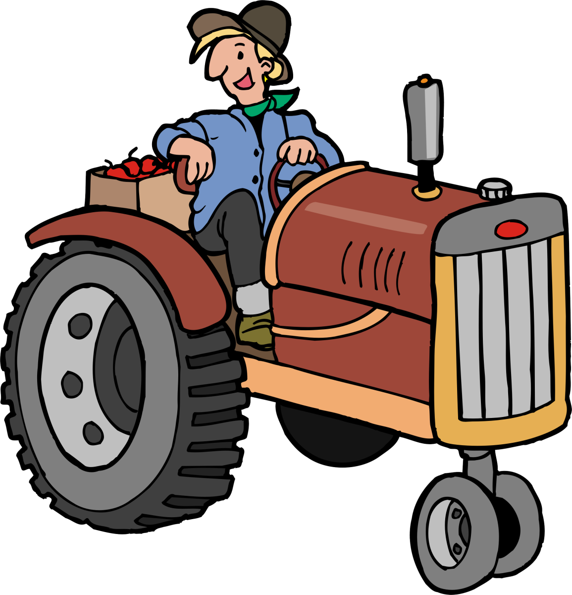 Нарисовать тракториста