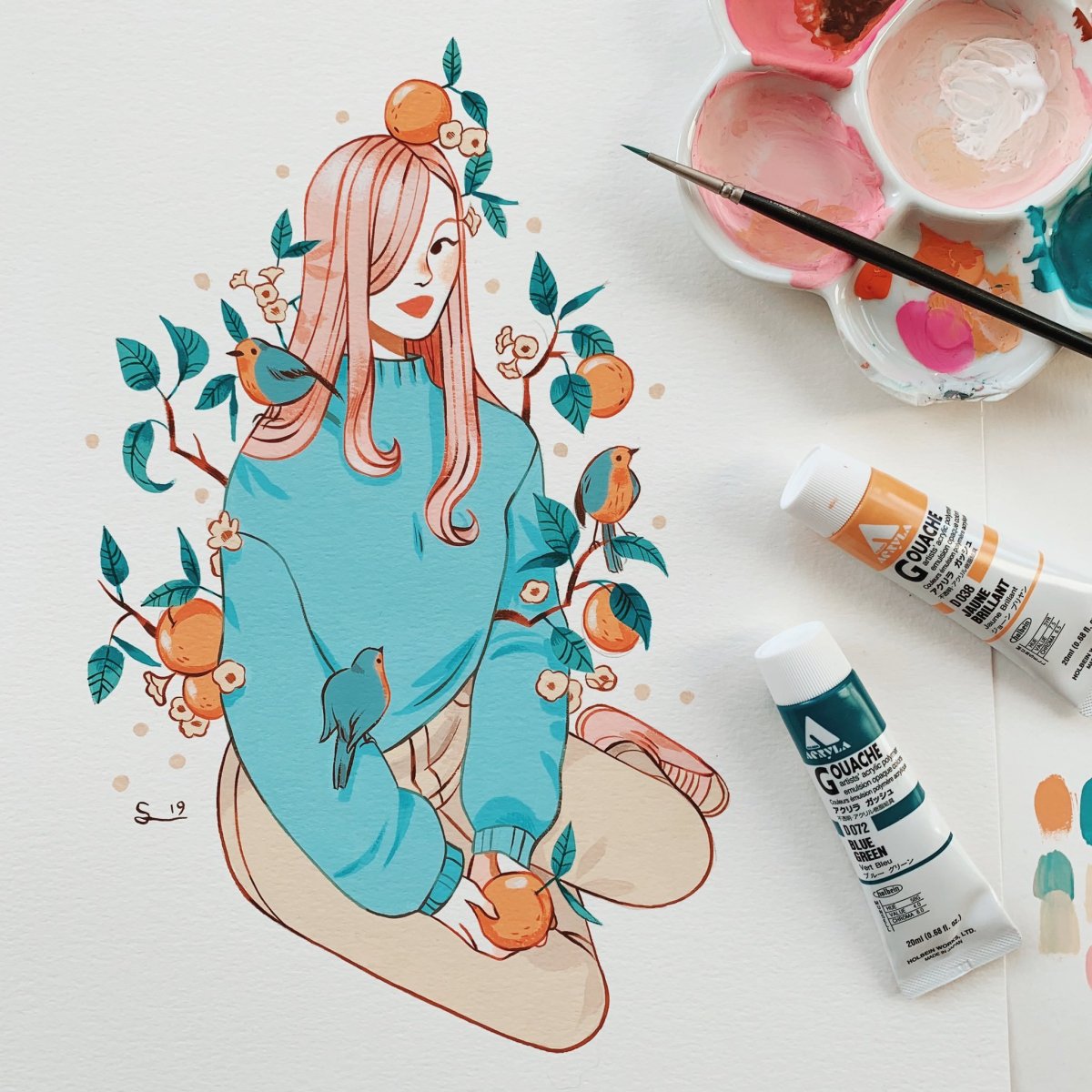 Цветы иллюстрация