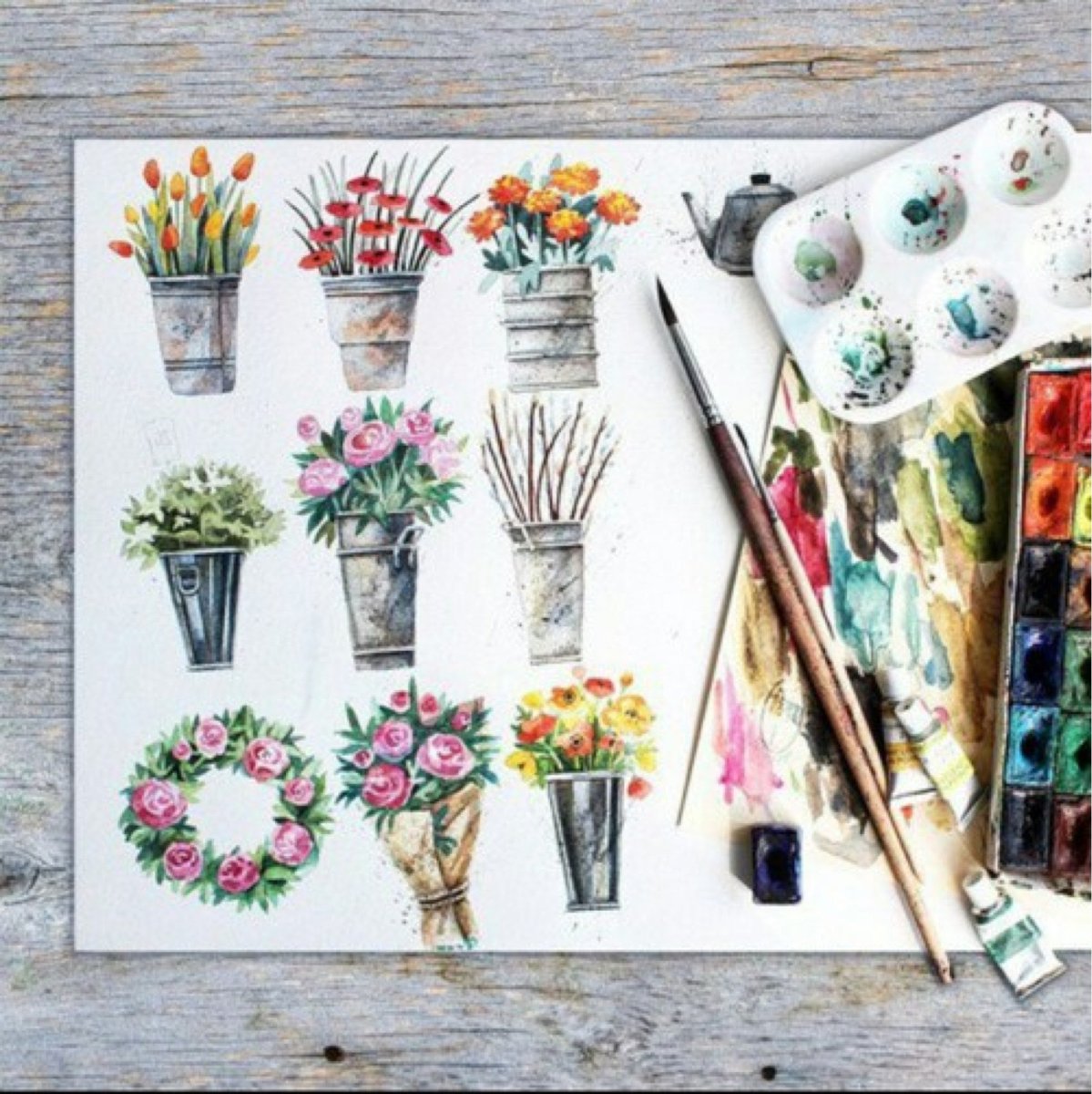 Акварель Эстетика