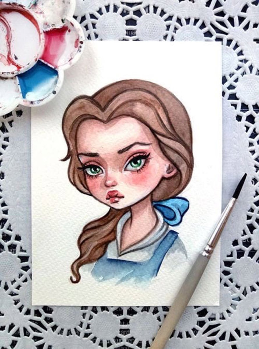 Узоры акварелью