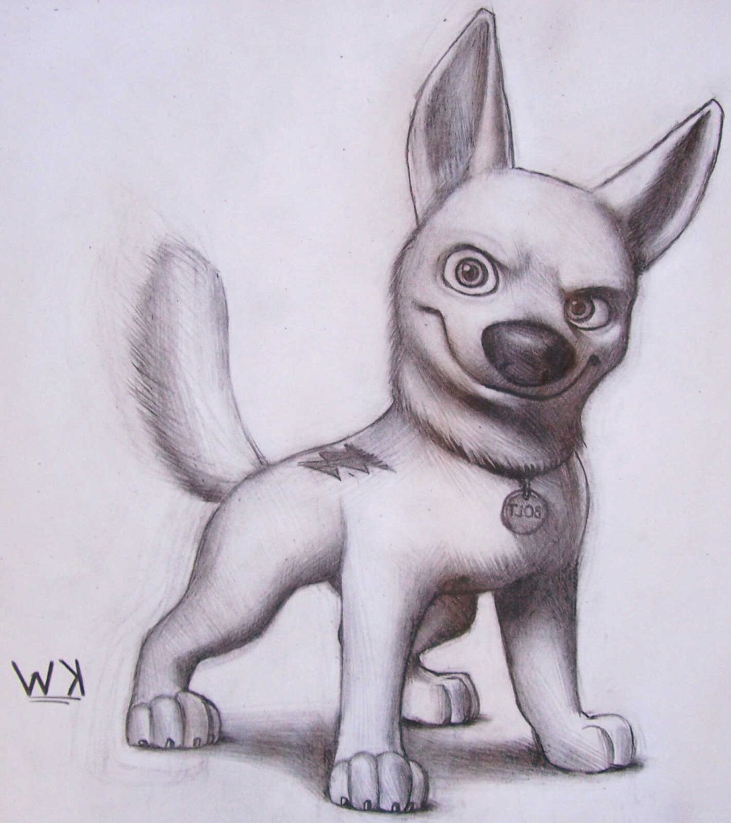 Щенки для срисовки карандашом
