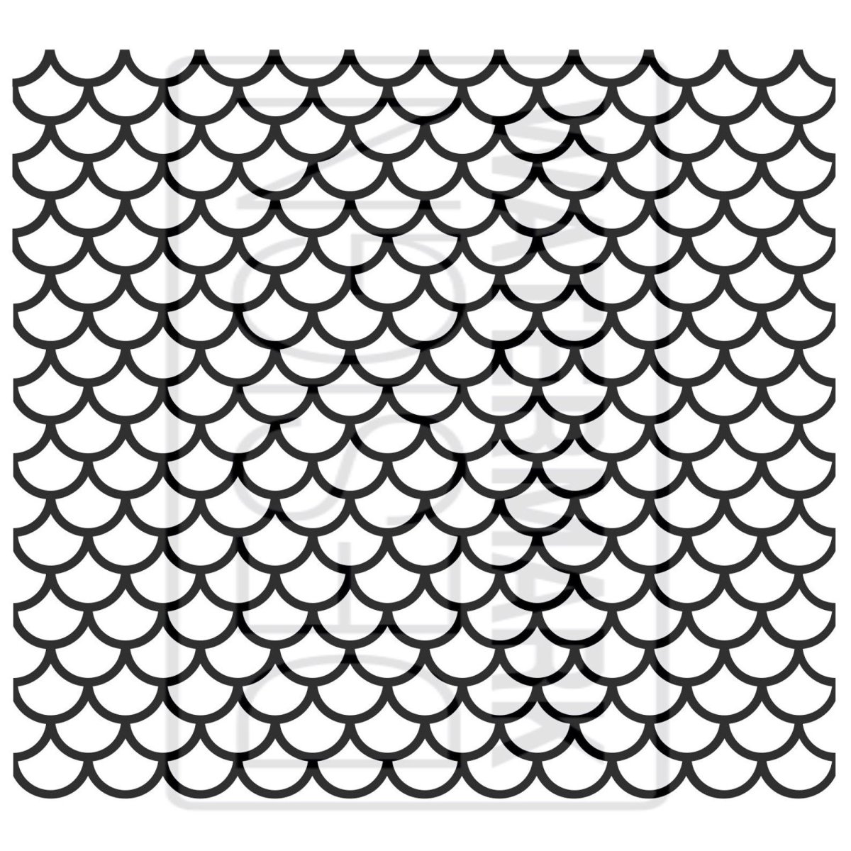 Coreldraw рыбья чешуя