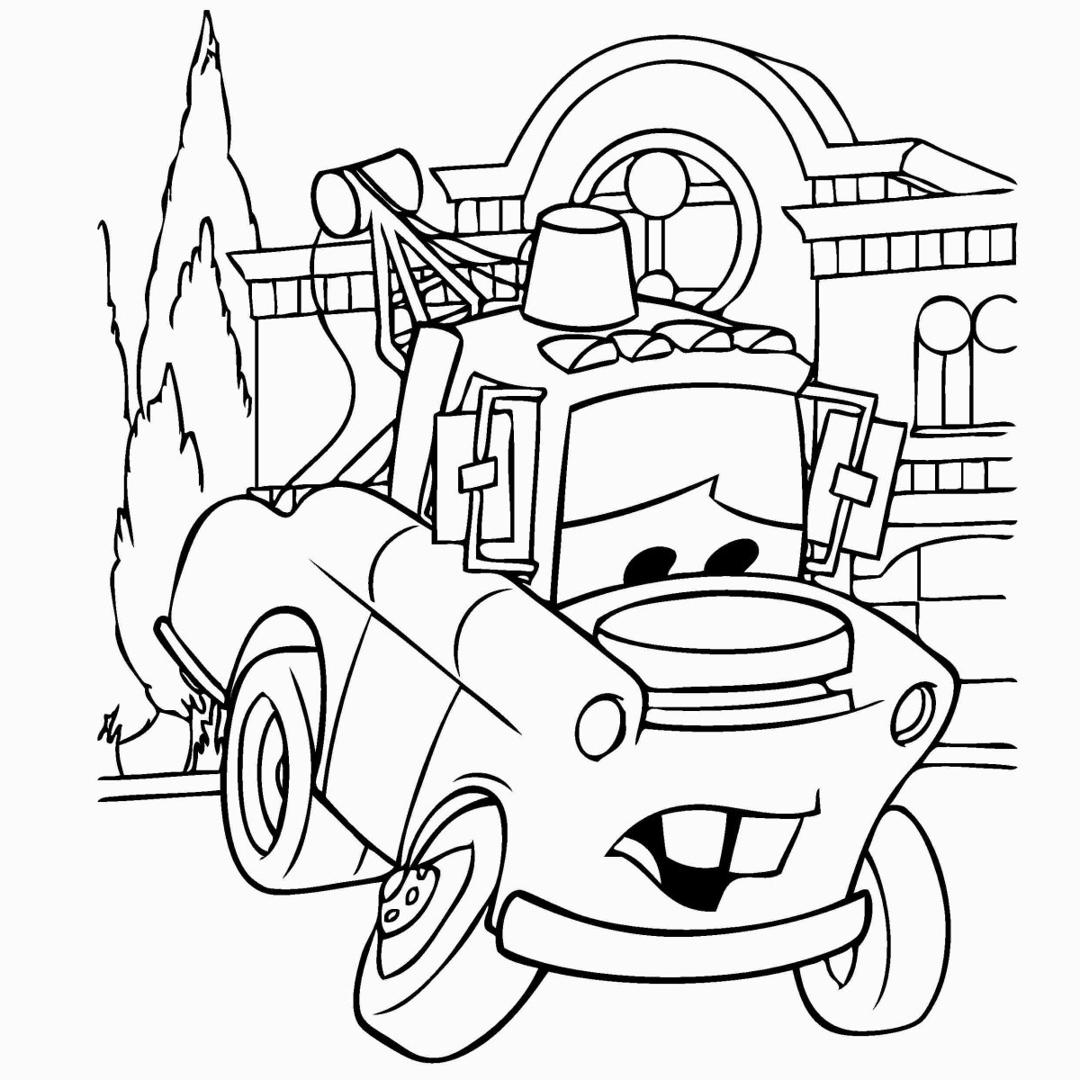 Разукрашки молния Маккуин