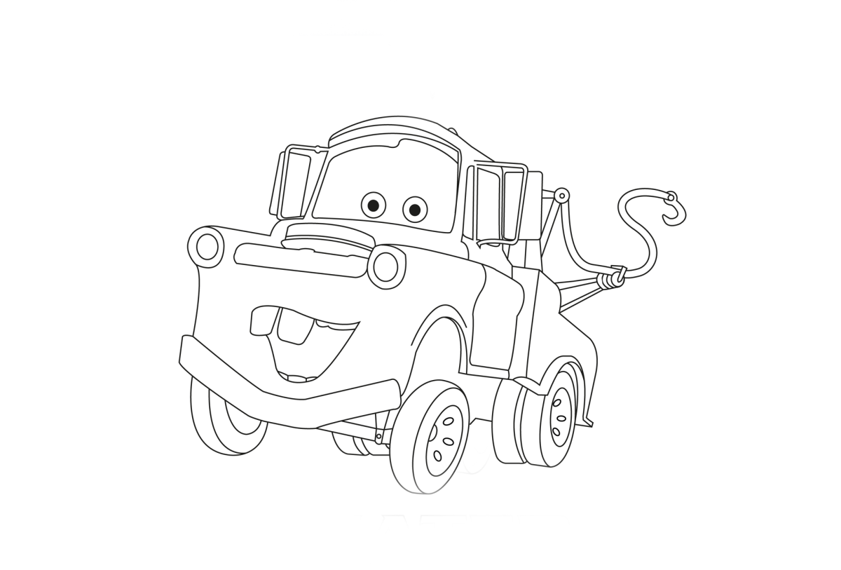 Раскраска Тачки Гвидо