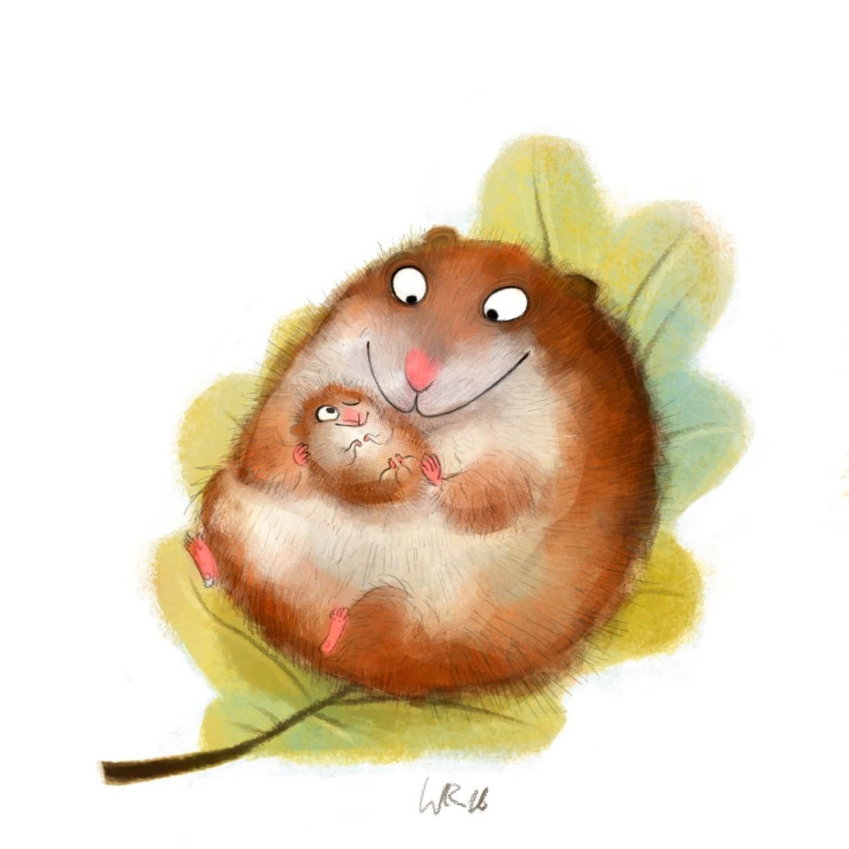 Мультяшные хомяки смешные