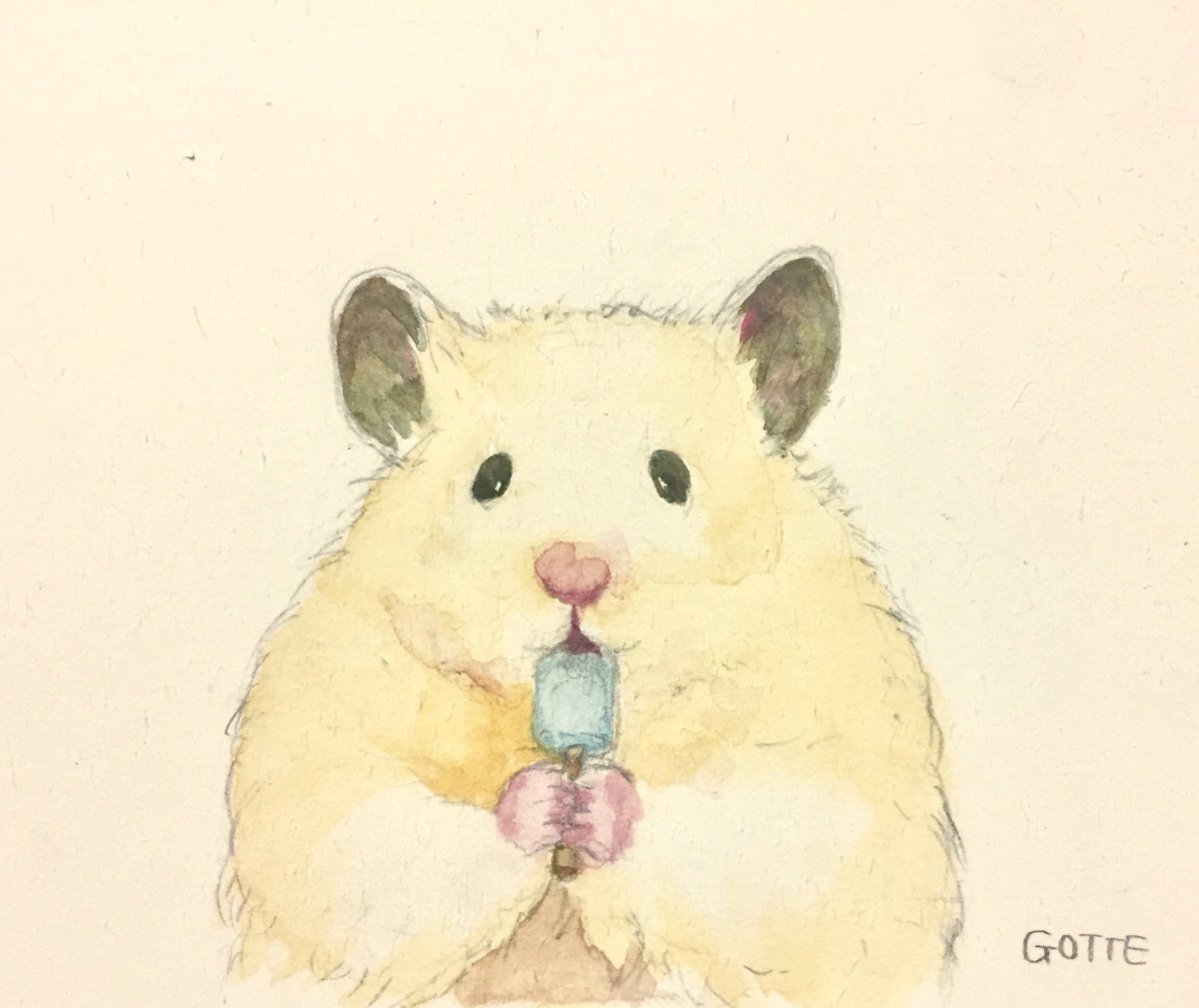 Хомячок арт