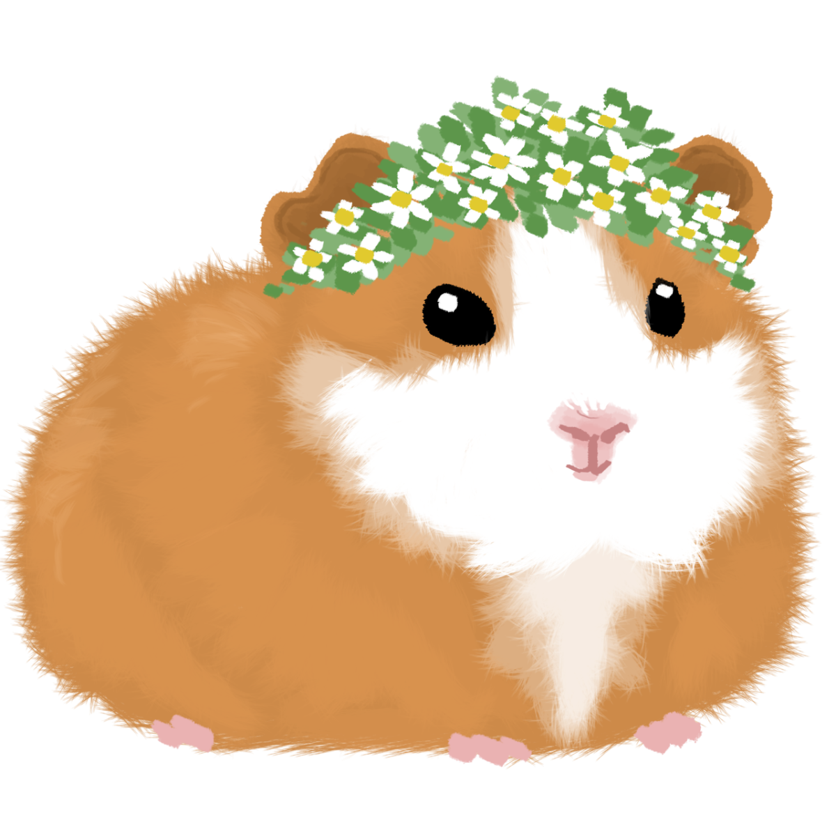 Нарисованные хомяки