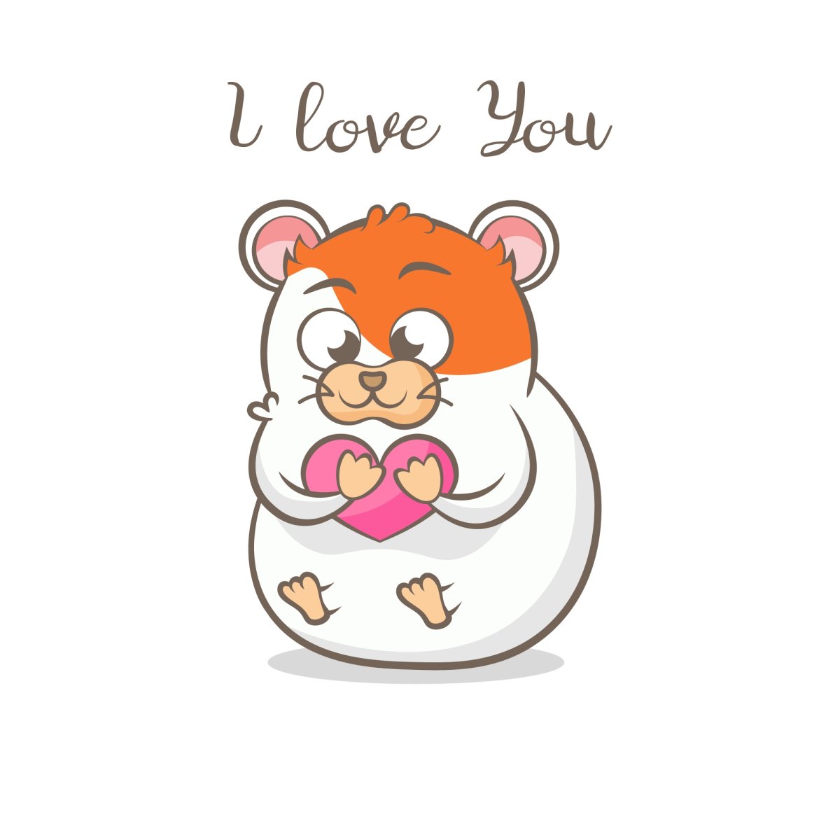 Нарисовать хомячка Минимализм