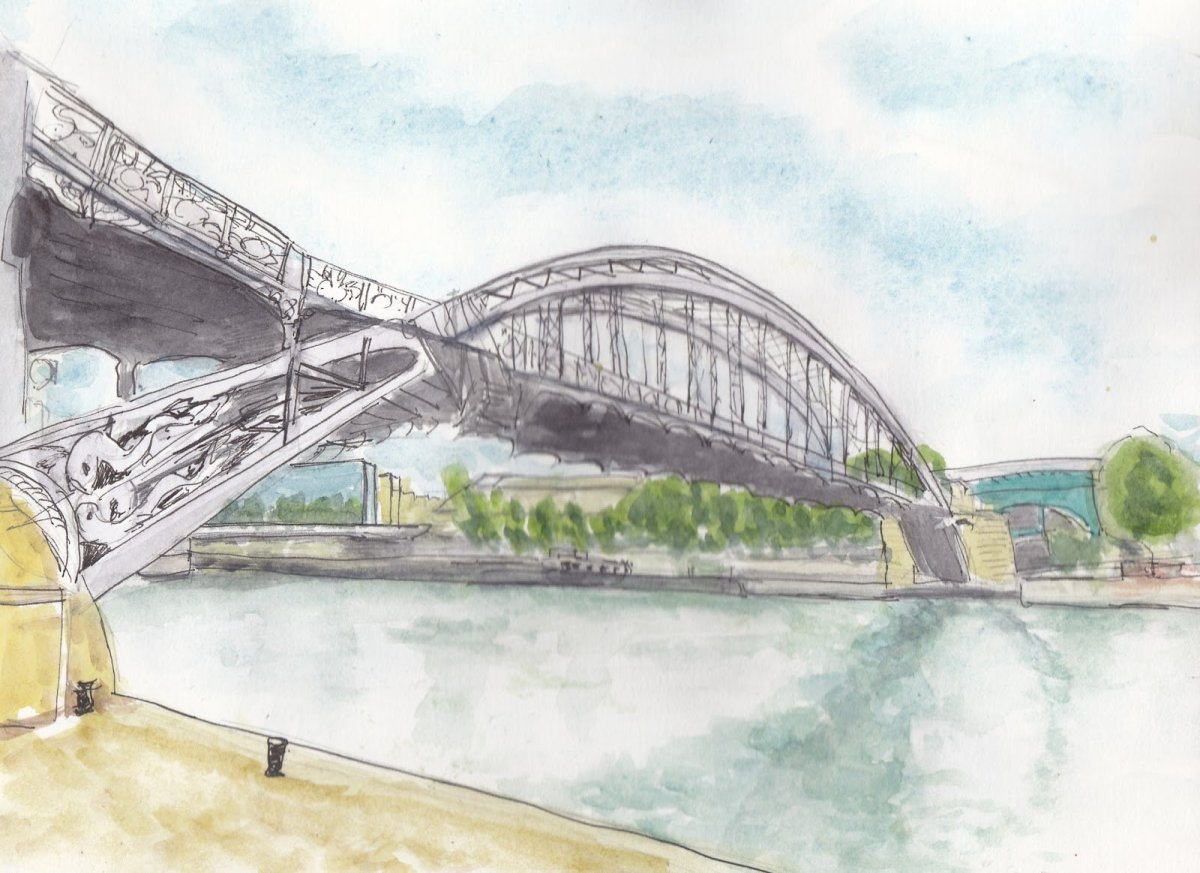 Разводные мосты в Санкт-Петербурге рисунок для срисовки