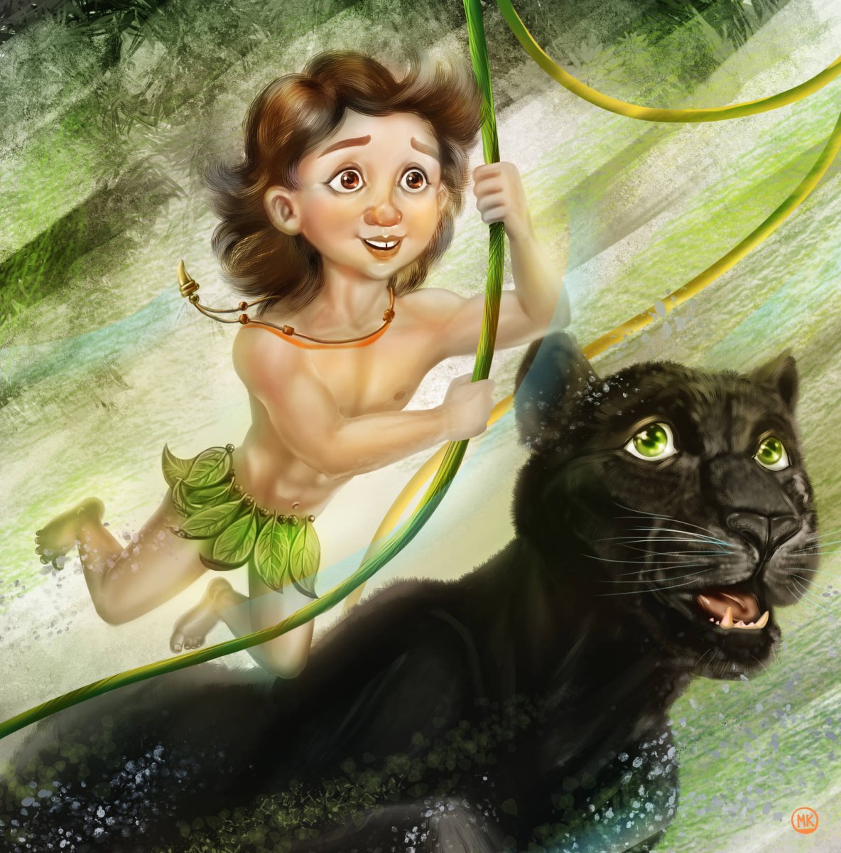 Книга джунглей мультфильм Багира