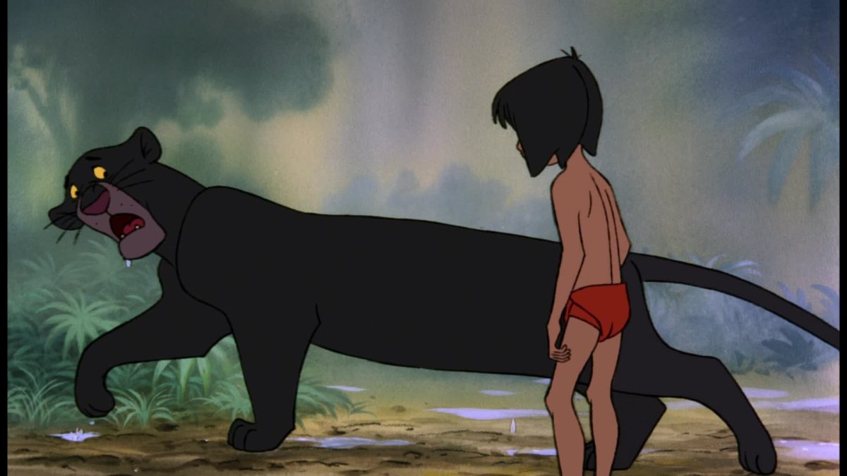 Маугли и Багира любовь