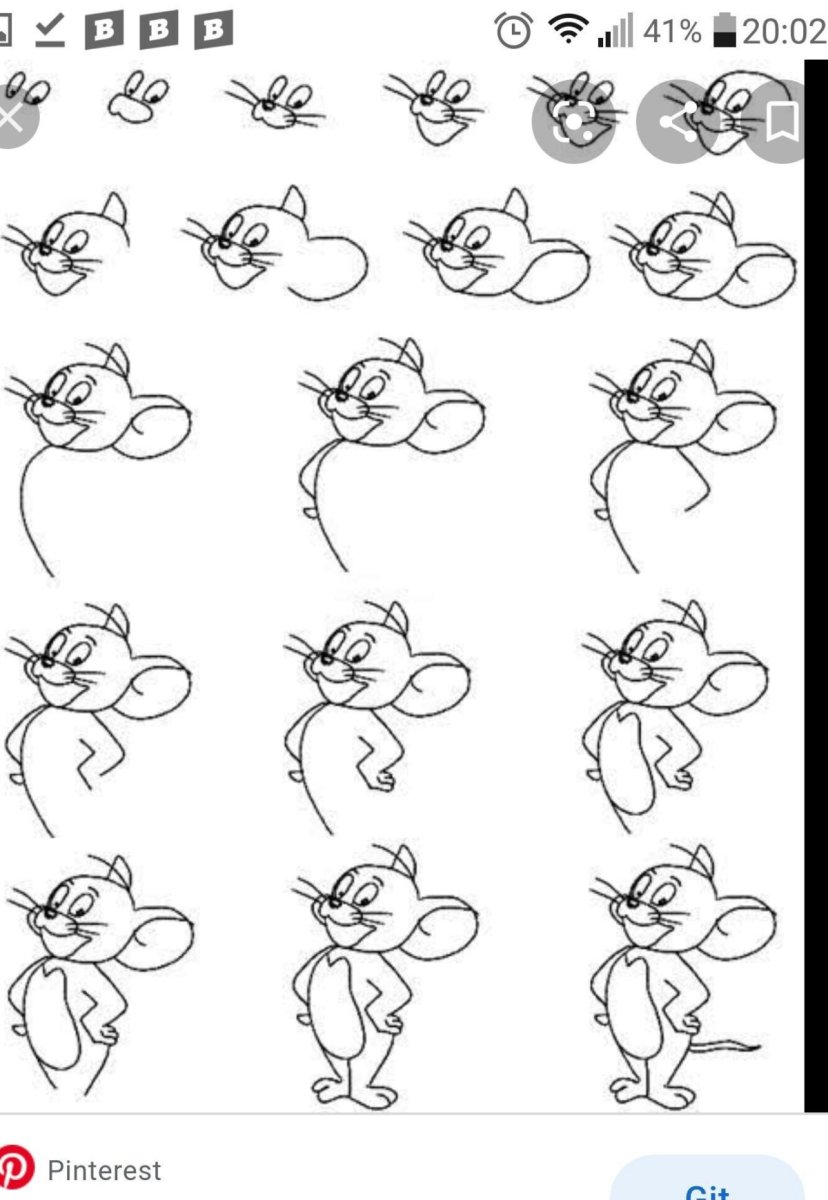 Мультяшные персонажи скетчи