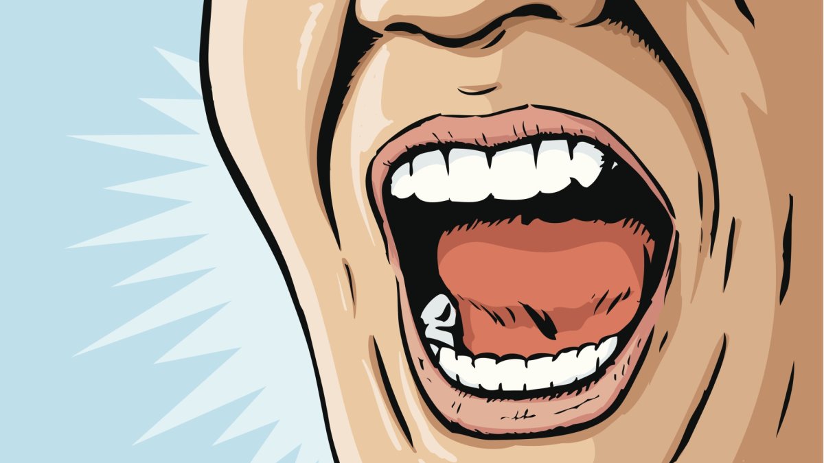 Девочка сердится скетч