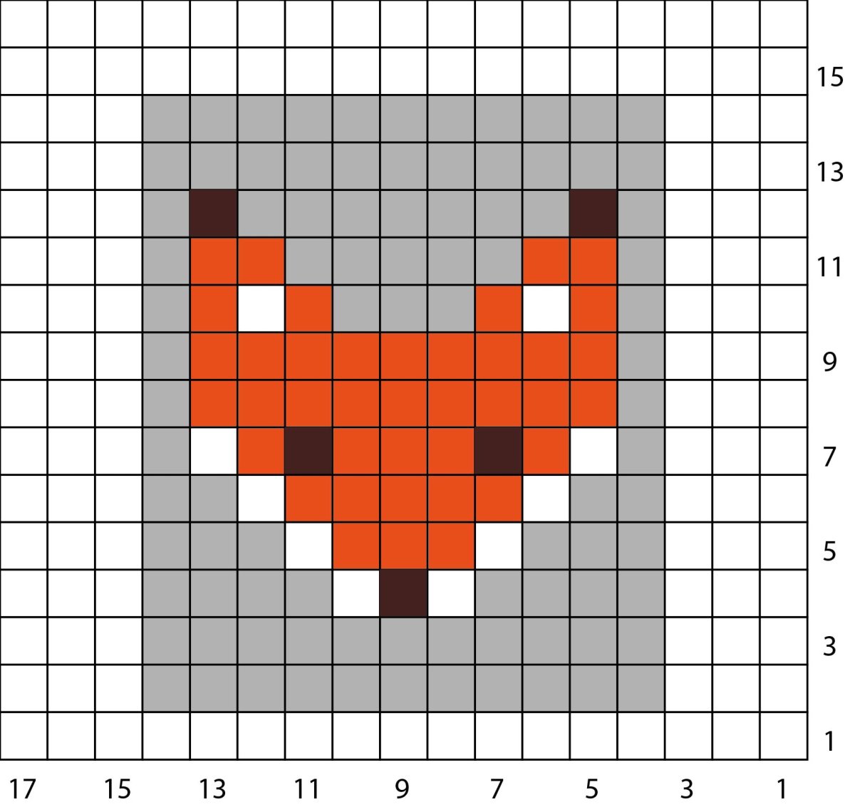 Рисунки по клеточкам животные