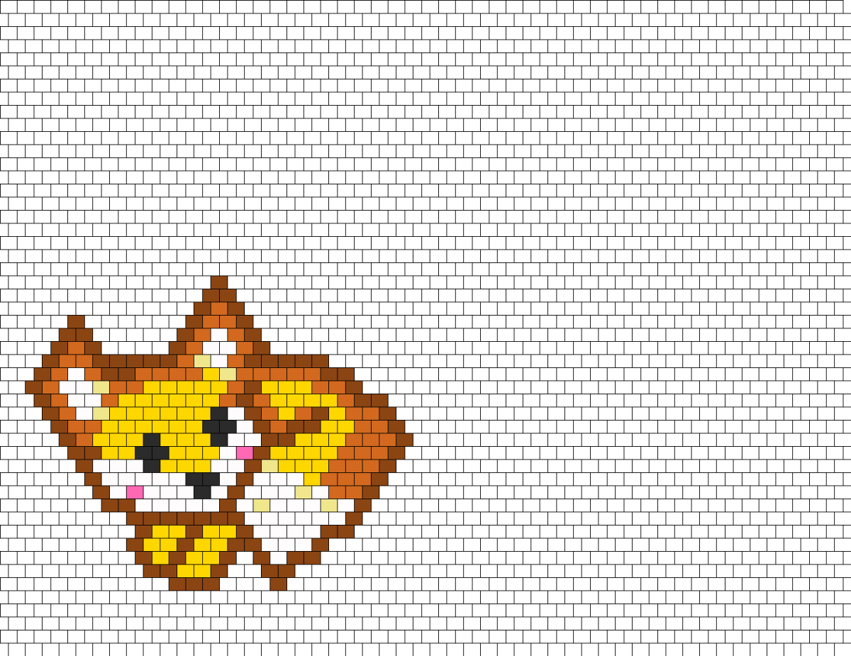 Рисунки по клеточкам лисы