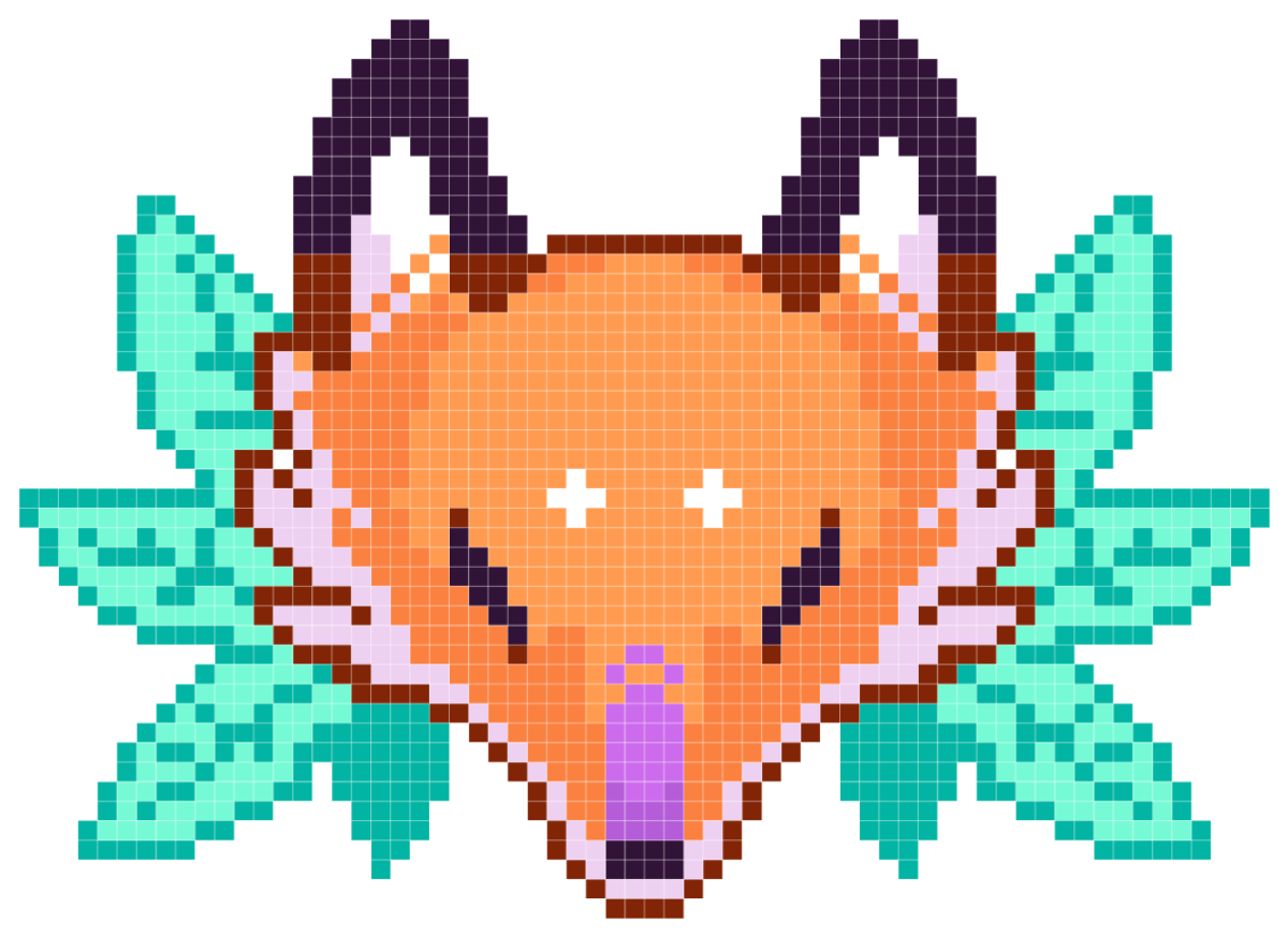 Пиксельная лиса