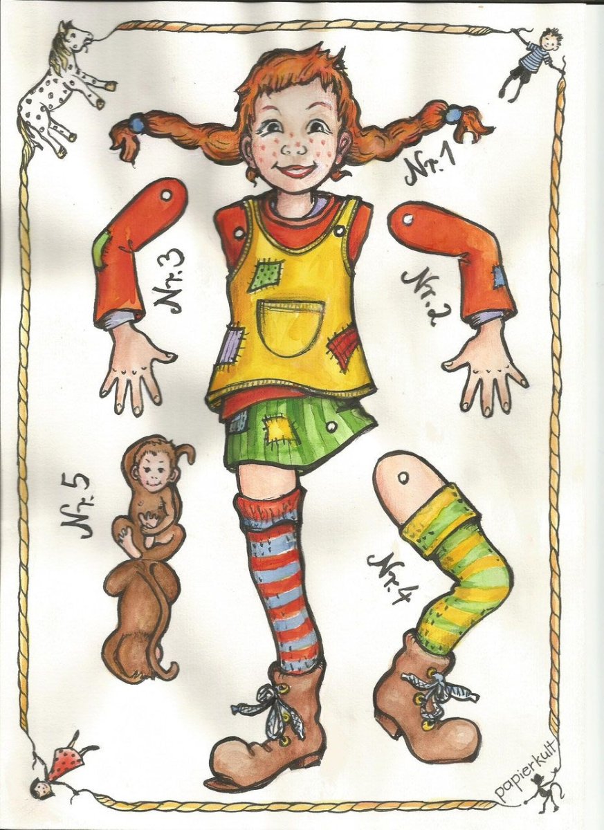 Пеппи Длинныйчулок персонажи