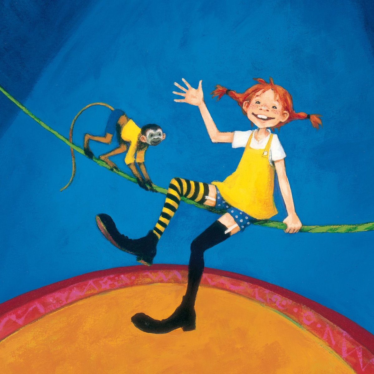 Пеппи длинный чулок рисунок