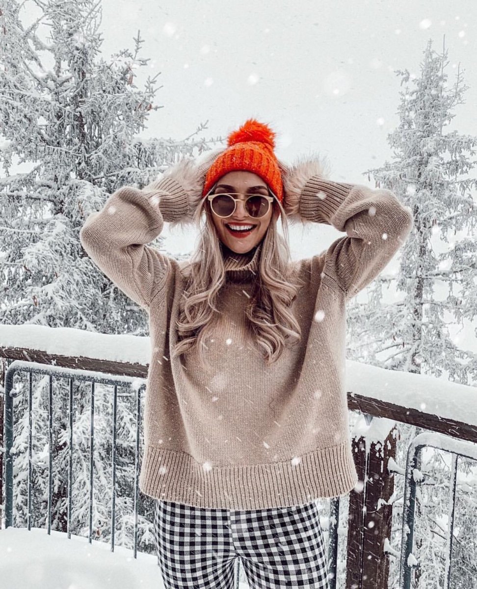 Атмосферная фотосессия зимой