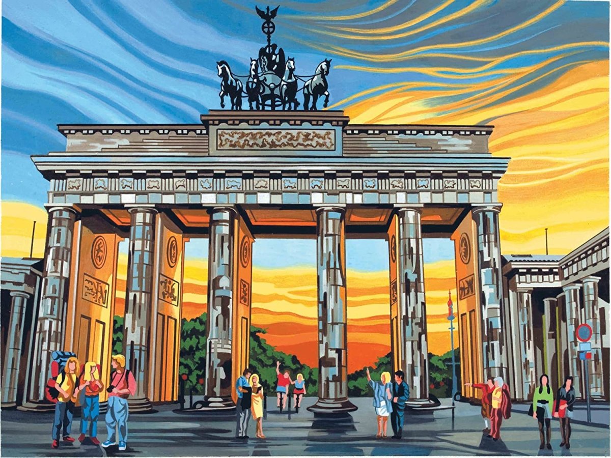 Бранденбургские ворота Берлин для детей